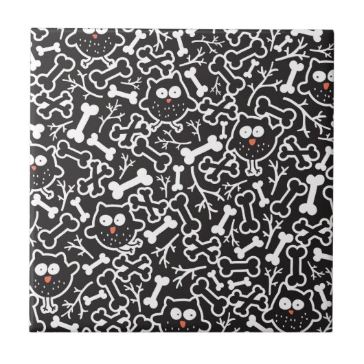 Eigenaren en botten tegeltje (Voorkant)