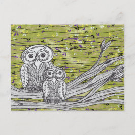 Eigenaren en Butterflies Briefkaart