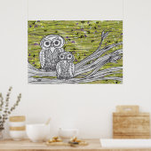 Eigenaren en Butterflies Print (Keuken)