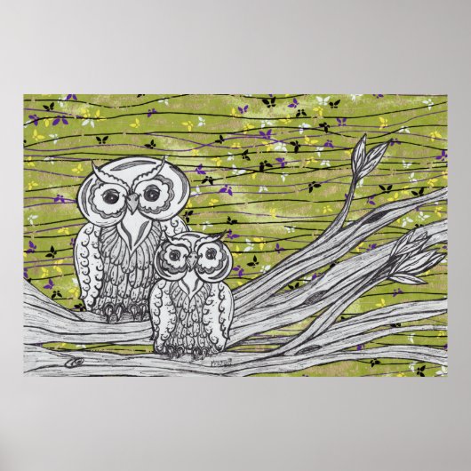 Eigenaren en Butterflies Print (Voorkant)