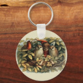 Eigenaren en Elf Fairies Natuur Rich Illustratie Sleutelhanger (Voorkant)
