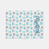 Eigenaren en filialen patroonbundel fleece deken (Voorkant (Horizontaal))