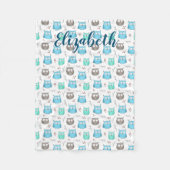 Eigenaren en filialen patroonbundel fleece deken (Voorkant)