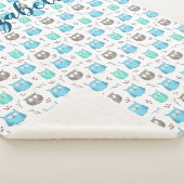 Eigenaren en filialen Pattern Sherpa Blanket Deken (3/4)