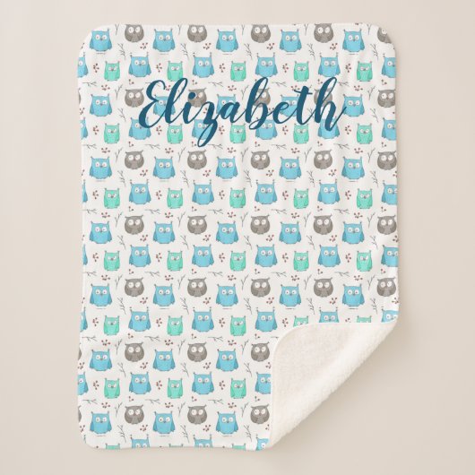 Eigenaren en filialen Pattern Sherpa Blanket Deken (Voorkant)