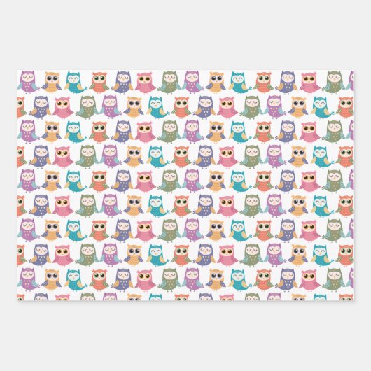 Eigenaren en strips die papierbladen overvullen inpakpapier vel (Voorkant 3)