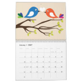 Eigenaren en vogelkalender kalender (Jan 2027)