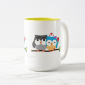 Eigenaren in de liefde tweekleurige koffiemok (Voorkant rechts)