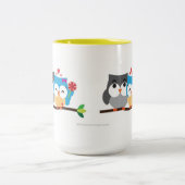 Eigenaren in de liefde tweekleurige koffiemok (Center)