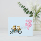 Eigenaren met hart briefkaart (Staand voorkant)