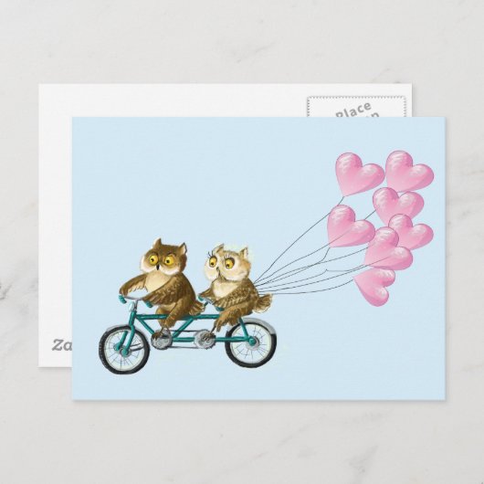 Eigenaren met hart briefkaart (Voorkant / Achterkant)