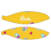 Eigenaren met hart op sinaasappel basketbal (Panelen)