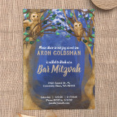 Eigenaren, Misty Forest, Blue, Beige Bar Mitzvah I Kaart