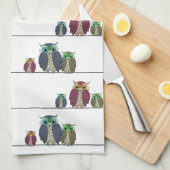 Eigenaren op draad theedoek (Quarter Fold)