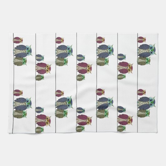 Eigenaren op draad theedoek (Horizontaal)