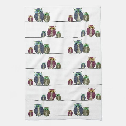 Eigenaren op draad theedoek (Verticaal)