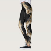 Eigenaren op zwarte leggings