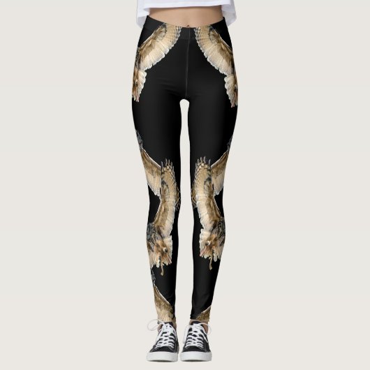 Eigenaren op zwarte leggings