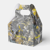 Eigenaren - Plant bladeren in grijze/gele 2021 kle Bedankdoosjes (Achterkant)