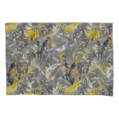 Eigenaren - Plant bladeren in grijze/gele 2021 kle Kussensloop (Voorkant)