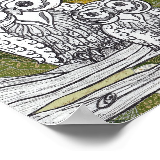 Eigenaren van Chinees papier 8 Poster (Hoek)