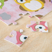 Eigenaren van Cute Fun Colorful Pastel Legpuzzel (Zijkant)