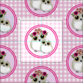 Eigenaren van Cute Pink White Gingham Play Stof (Delen)