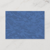 Eigenaren van de blauwe en beige Bar Mitzvah RSVP- Advieskaart (Achterkant)