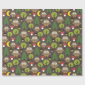 Eigenaren van het bospakpapier cadeaupapier (Vlak)