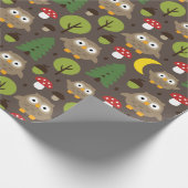 Eigenaren van het bospakpapier cadeaupapier (Hoek)