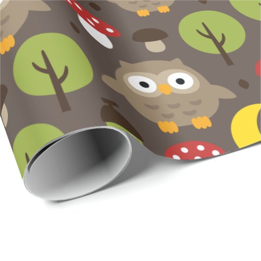 Eigenaren van het bospakpapier cadeaupapier (Rol Hoek)