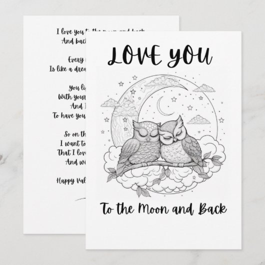 Eigenaren van liefdeskleuren Valentine Day Hearts Feestdagenkaart (Voorkant / Achterkant)