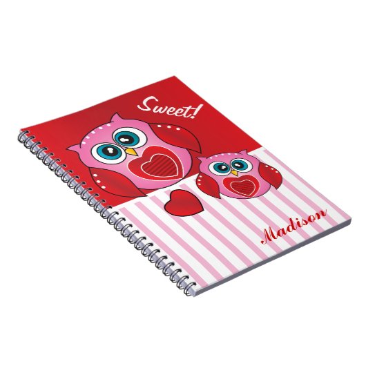 Eigenaren van Valentijn die zoet is Notitieboek (Rechterzijde)