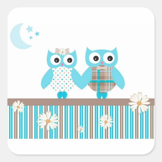 Eigenaren Vierkante Sticker (Voorkant)