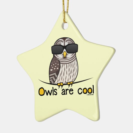 Eigenaren zijn koel keramisch ornament (Links)