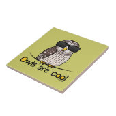 Eigenaren zijn koel tegeltje (Zijkant)