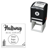 Eigendom Bedrijf Zelf Inking Rubber Stamp Zelfinktende Stempel (In situ)
