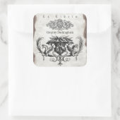  eigendom Bookplate Ex Libris Vierkante Sticker (Tas)
