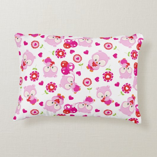 Eigendom, kotelbezit, roze bezit, hart accent kussen (Achterkant)