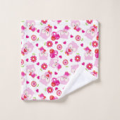 Eigendom, kotelbezit, roze bezit, hart bad handdoek (Wasdoekje)