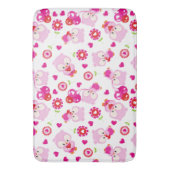 Eigendom, kotelbezit, roze bezit, hart badmat (Voorkant Verticaal)