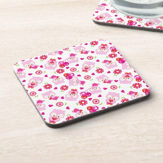 Eigendom, kotelbezit, roze bezit, hart bier onderzetter (Linkerzijde)