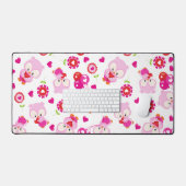 Eigendom, kotelbezit, roze bezit, hart bureaumat (Keyboard & Muis)