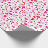 Eigendom, kotelbezit, roze bezit, hart cadeaupapier (Hoek)