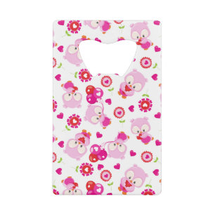 Eigendom, kotelbezit, roze bezit, hart creditkaart flessenopener