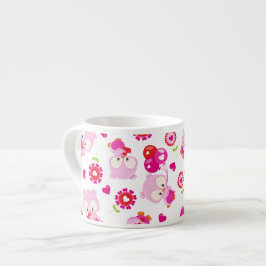 Eigendom, kotelbezit, roze bezit, hart espresso kop