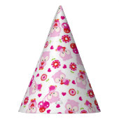 Eigendom, kotelbezit, roze bezit, hart feesthoedjes (Links)