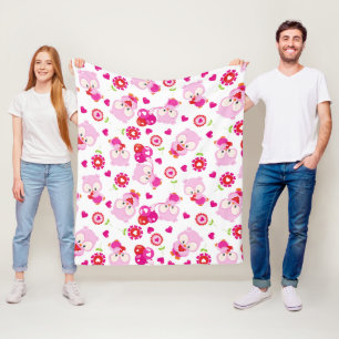 Eigendom, kotelbezit, roze bezit, hart fleece deken