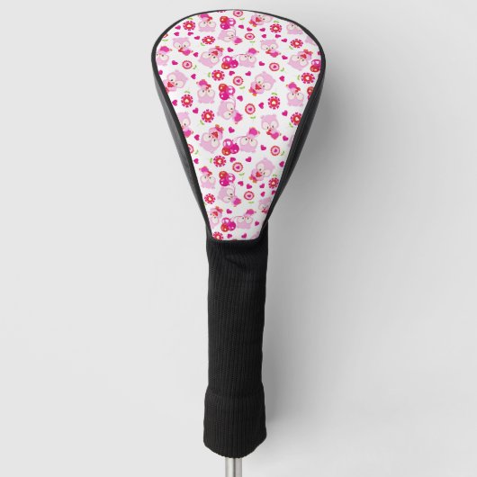 Eigendom, kotelbezit, roze bezit, hart golfheadcover (Voorkant)