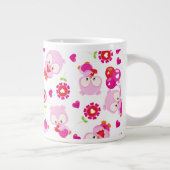 Eigendom, kotelbezit, roze bezit, hart grote koffiekop (Rechts)